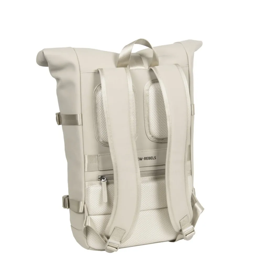 New Rebels William Riverside Beige 19L Rucksack Wasserabweisend Laptop15.6"
