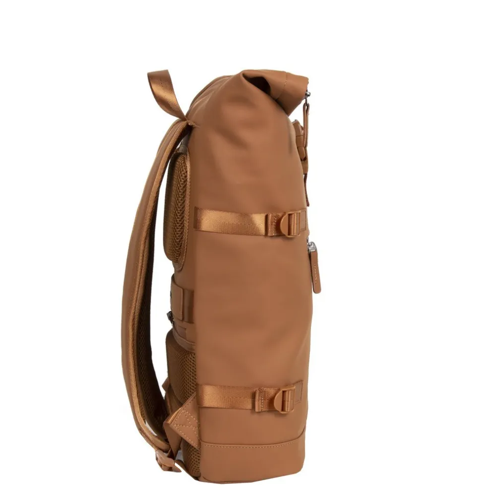 New Rebels William Riverside Cognac 19L Rucksack Wasserabweisend Laptop15.6"