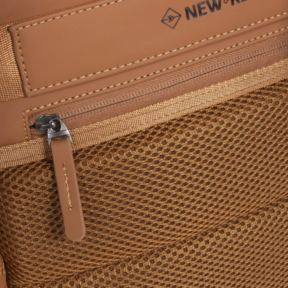 New Rebels William Riverside Cognac 19L Rucksack Wasserabweisend Laptop15.6"