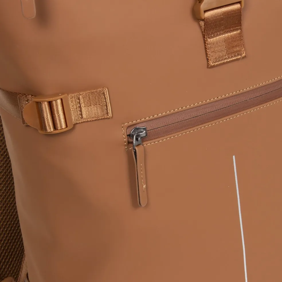 New Rebels William Riverside Cognac 19L Rucksack Wasserabweisend Laptop15.6"
